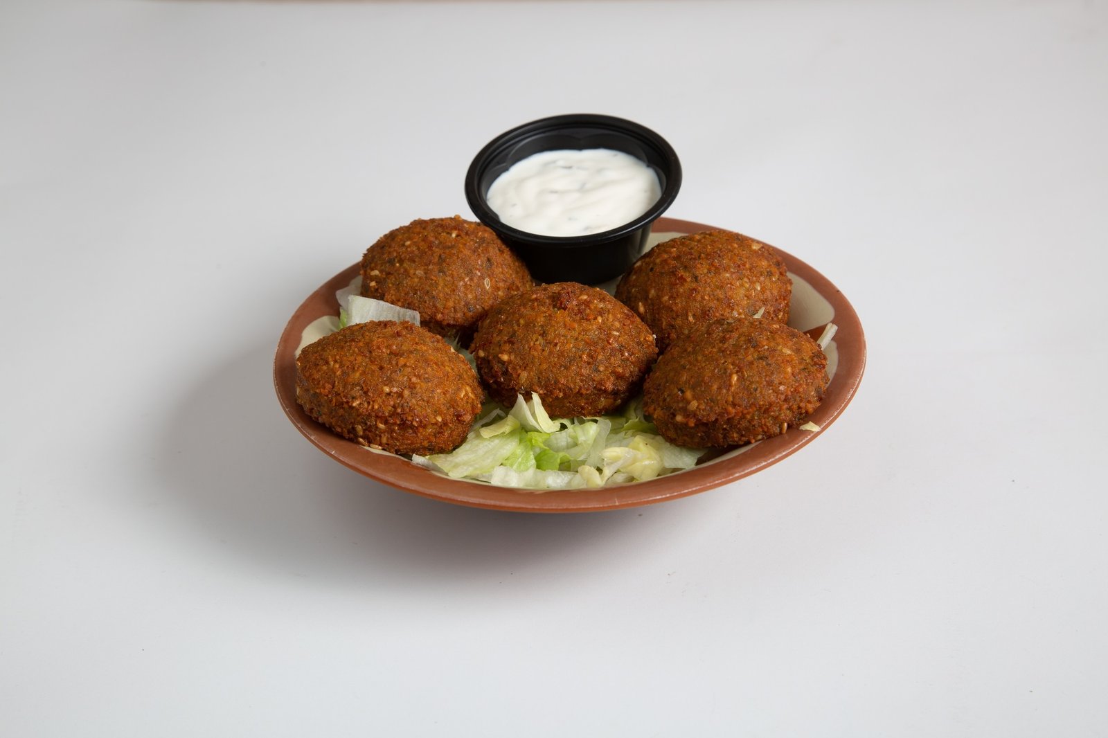 Falafel with tahini Falafel with tahini